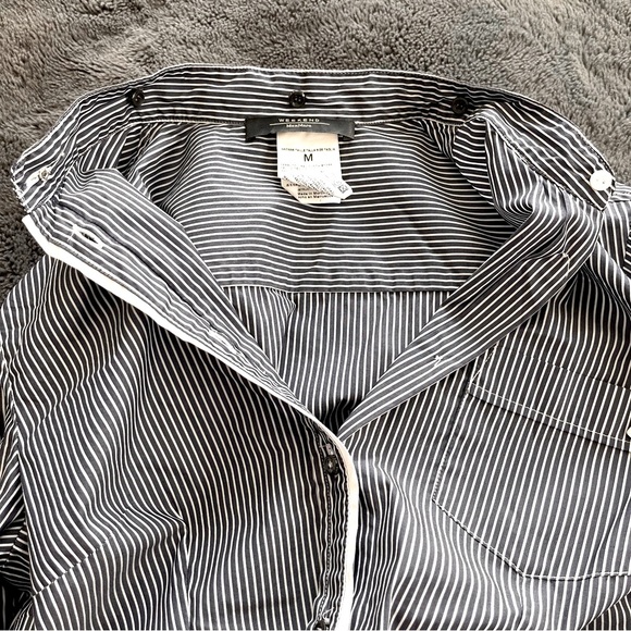 WEEKEND MAX MARA Pinstripe Long Sleeves Top - Picture 8 of 8